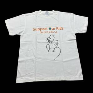 【3.11チャリティ】加藤ゆか さん直筆サイン入りSupport Our Kids Tシャツの画像1