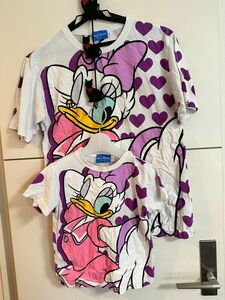 ディズニー Disney 半袖Tシャツ Tシャツ　親子お揃い　ペアルック