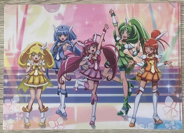 スマイルプリキュア　A4クリアファイル【プリキュアバーチャルワールド】