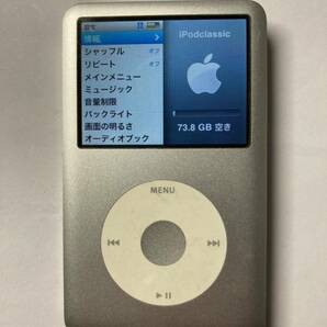 iPod classic 80GB 新品バッテリー交換済 iTunes同期動作確認済み左右音出しOKの画像3