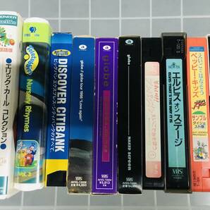 おまとめ 大量 ビデオテープ色々 再生未確認 現状品 アニメ 洋画 名画 ジブリ ディズニー ゴルフ エクササイズ 音楽 英会話 キッズ /120の画像9