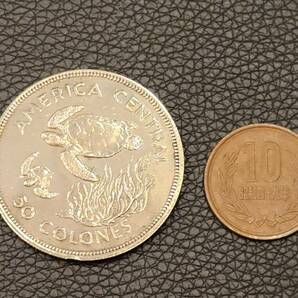 大型外貨コイン 外国硬貨 コスタリカ 50コロンの画像2