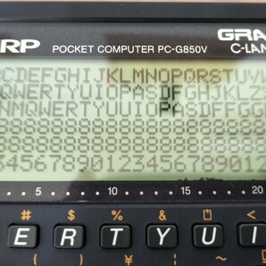 SHARP PC-G850V ポケットコンピュータ ポケコン 学校教育専用機 ※商品説明ご確認くださいの画像5