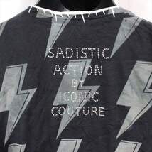 アイコニッククチュール Sadistic Action BY ICONIC COUTURE メンズ半袖Ｔシャツ AC/DC XLサイズ 新品 サディスティックアクション_画像5