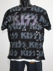 アイコニッククチュール Sadistic Action BY ICONIC COUTURE メンズ半袖Tシャツ KISS 新品 サディスティックアクション Lサイズ