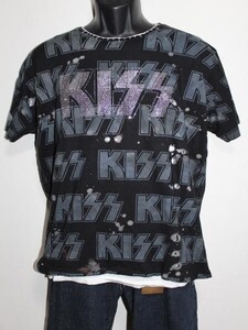 アイコニッククチュール Sadistic Action BY ICONIC COUTURE メンズ半袖Tシャツ KISS 新品 サディスティックアクション XLサイズ