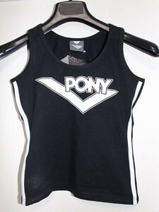 ポニーPONY レディ－スタンクトップ ブラック Sサイズ 新品 黒