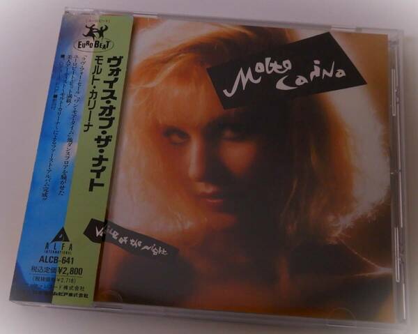 （送料無料 廃盤 中古CD）MOLTO CARINA / VOICE OF THE NIGHT（全11曲）ヴォイス・オブ・ザ・ナイト / モルト・カリーナ ユーロビート