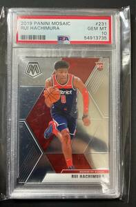 【八村塁】2019 PANINI MOSAIC #231　◆PSA10◆GEM MT◆ 【RC】【Rui Hachimura】