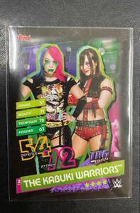 【The Kabuki Warriors】2020 Topps WWE Slam Attax Reloaded #186 【Asuka Kairi Sane】