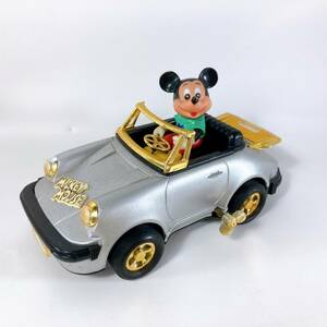 【当時物 1989】MICKEYMOUSE CABRIOLET ミッキーマウス カブリオレ ポルシェ ゼンマイ