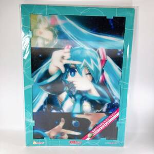 【未開封品】初音ミク 3Dポスター Ｈappyくじ ラスト賞