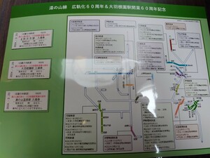 近鉄 湯の山温泉駅 湯の山線広軌化 大羽根園開業60周年記念 台紙付 硬券入場券