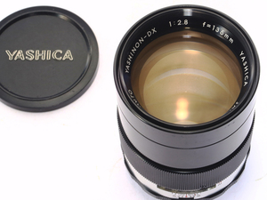 YASHICA AUTO YASHINON-DX 135mm F2.8 ヤシカ オート ヤシノン M42マウント 富岡光学OEM？ 難あり ジャンク品