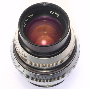 PO3-3M 50mm F2 LOMO ロシア製 プロジェクション プロジェクター用 シネレンズ 難あり ジャンク品の画像1