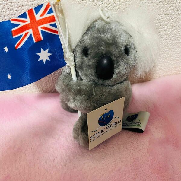 Australia オーストラリア　コアラ　国旗　ぬいぐるみ　お土産 ほっこり