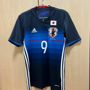 岡崎慎司着用ユニフォーム　サッカー日本代表　サムライブルー adidas 日本代表