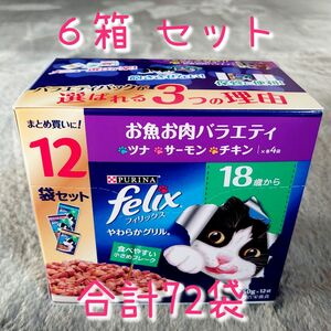 felix やわらかグリル(18歳から)お魚お肉バラエティ　高齢猫用ウェットフード(総合栄養食)