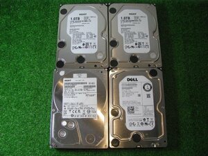 KA4335/3.5インチHDD 4台/HGST DELL 1TB