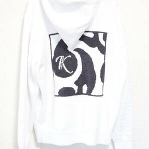 Kashwere☆カシウエア バックロゴパーカー ロンハーマン取り扱い 海老蔵着用モデル Lサイズ PULLOVER HOODIE / LOGO プルオーバーパーカの画像1