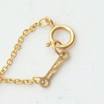 杉本2月No.28 アクセサリー ネックレス Tiffany& Co. ティファニー Kiss キス GOLD K18 18金 総重量約3.5g イエローゴールド_画像6