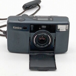 北山2月No.13 カメラ Konica コニカ フィルムカメラ コンパクトカメラ 動作未確認 ブラック コンパクト 光学機器