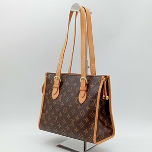 大村2月No.2 美品 LOUIS VUITTON ルイヴィトン トートバッグ モノグラムライン ブラウン系 保存袋付き ブランドバッグ