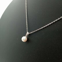 曽我部3月No.53 アクセサリー ネックレス ペンダント パールネックレス MIKIMOTO ミキモト ホワイト系 Silver 総重量約2.3g_画像4