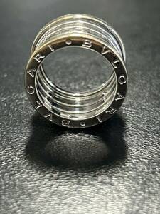 BVLGARI ブルガリ リング 指輪 ビーゼロワン K18WG ホワイトゴールド ビーゼロワンリング 重量:11.9 サイズ:10号　#52 750