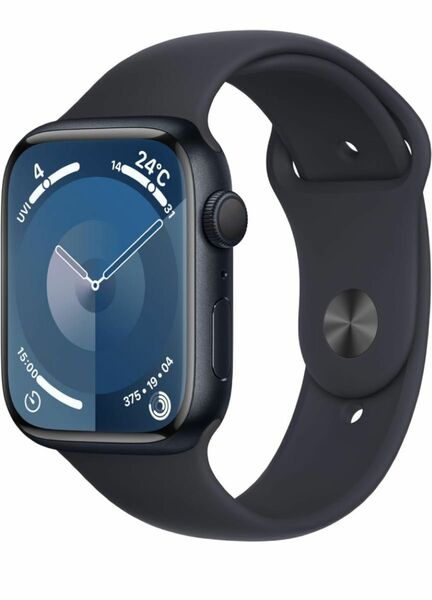 Apple Watch Series9 GPSモデル ミッドナイトスポーツバンド　45mm