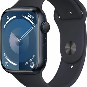 Apple Watch Series9 GPSモデル ミッドナイトスポーツバンド　45mm
