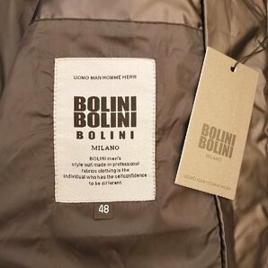 最上級EU製※プレミアムダウン★イタリア・ミラノ発*BOLINI*ブラックライン※超防寒・グースダウンジャケット・イタリア46/M・黒の画像4