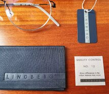 最高峰メガネ※定価7万※デンマーク製*LINDBERG・リンドバーグ MORTEN AIR TITANIUM※医療用チタン使用・セレブ愛用・メガネフレーム/黒_画像6