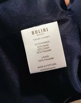 今節※最上級8万※EU製◆イタリア*ミラノ発*BOLINI*ブラックラインdesigner*麻/リネン生地※紳士テーラードジャケット・イタリア50/XL_画像7