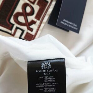 限定品※定価8万◆イタリア・ローマ発*ROBERT CAVANI/ロベルトカバーニ・m&m's*豪華刺繍・ワッペン・スタジアムジャンパー/Mサイズの画像7