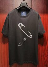 最高級※定価4万◆イタリア・ローマ発*ROBERT CAVANI/ロベルトカバーニ※セレブdesigner・Tシャツ/50/XLサイズ・黒_画像2