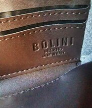 逸品*イタリア製※定価15万◆イタリア・ミラノ発*BOLINI/ボリニ・最上級牛革・クロコダイル*ラウンドファスナー 長財布・紺_画像4