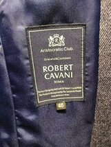 最高峰20万◆イタリア*ローマ発*ROBERT CAVANI/ロベルトカバーニ*最上級・100% virgin wool/千鳥格子*テーラードジャケット・48/L_画像4