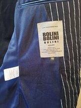 今節※最上級8万※EU製◆イタリア*ミラノ発*BOLINI*ブラックラインdesigner*麻/リネン生地※紳士テーラードジャケット・イタリア46/M_画像4