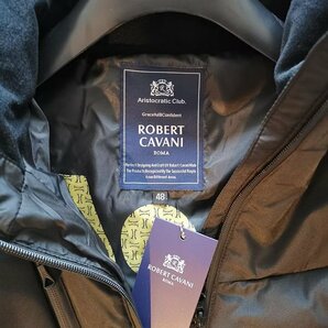 最高級ヨーロッパ製※定価12万◆イタリア・ローマ発*ROBERT CAVANI・フード付き・超防寒/防風・グースダウンジャケット・50/XL・黒の画像5