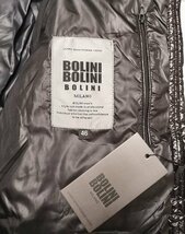 最高級※プレミアムダウン★イタリア・ミラノ発*BOLINI*ブラックライン※designer・超防寒・ダウンジャケット・46/M*黒_画像6