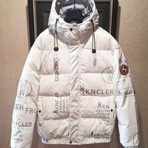 最高級13万※EU製プレミアムダウン★イタリア・ミラノ発*BOLINI*ブラックライン※designer・超防寒・ダウンジャケット ・44/S※白の画像1