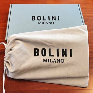 最高峰逸品*イタリア製※定価18万◆イタリア・ミラノ発*BOLINI/ボリニ・最上級牛革・クロコダイル*ラウンドファスナー 長財布・黒の画像10