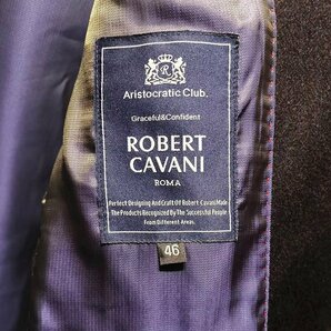 最高峰*定価22万◆イタリア*ローマ発*ROBERT CAVANI/ロベルトカバーニ*最上級*カシミア100％・イタリアン紳士・チェスターコート*46/M黒の画像3