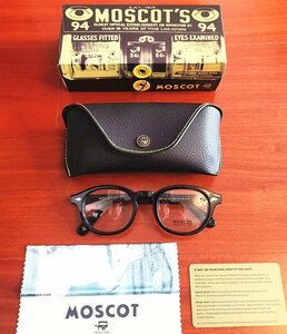 名作モデル☆新品☆ MOSCOT モスコット LEMTOSH レムトッシュ ウェリントン眼鏡 メガネ ・ジョニーデップ愛用モデル・黒