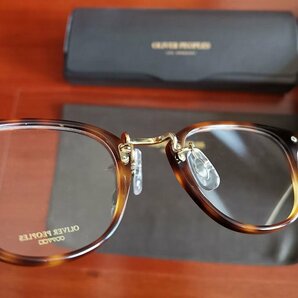 最高級モデル*日本製★「OLIVER PEOPLES/オリバーピープルズ」大人気作・OV5389D/Davitt 純チタン・超軽量・鼈甲・眼鏡フレームの画像8