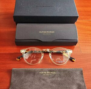 伝説のモデル*イタリア製★「OLIVER PEOPLES/オリバーピープルズ」・GREGORY PECK -OV5186 ボストン・メガネフレーム /鼈甲/クリア眼鏡