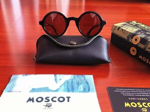 名作モデル☆新品☆ MOSCOT ZOLMAN ゾルマン 丸い眼鏡 *サングラス・ セレブ愛用モデル・ブラック