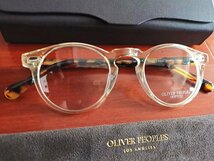 伝説のモデル*イタリア製★「OLIVER PEOPLES/オリバーピープルズ」・GREGORY PECK -OV5186 ボストン・メガネフレーム /鼈甲/クリア眼鏡_画像9