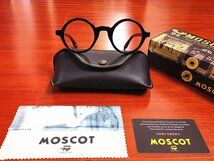 名作モデル☆新品☆ MOSCOT ZOLMAN ゾルマン 丸い眼鏡 メガネフレーム ブラック・ セレブ愛用モデル・黒_画像2